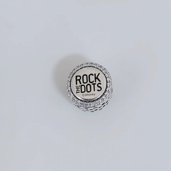 Pandora Rock the Dots Minnie Charm Minnie Mouse Charm Rock the Dots Charm Bead - Picture 5 of 6